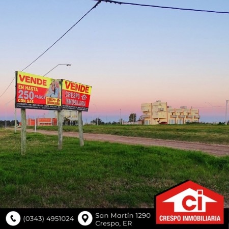 VENTA de Terreno en Crespo