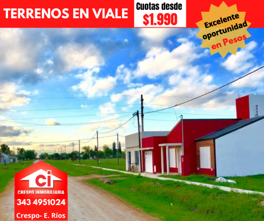 Terrenos en Jardín de Viale