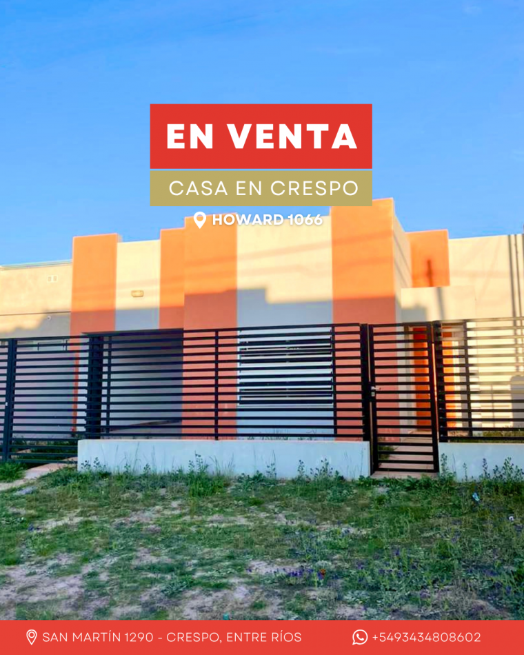 Casa en venta - Crespo (ER)