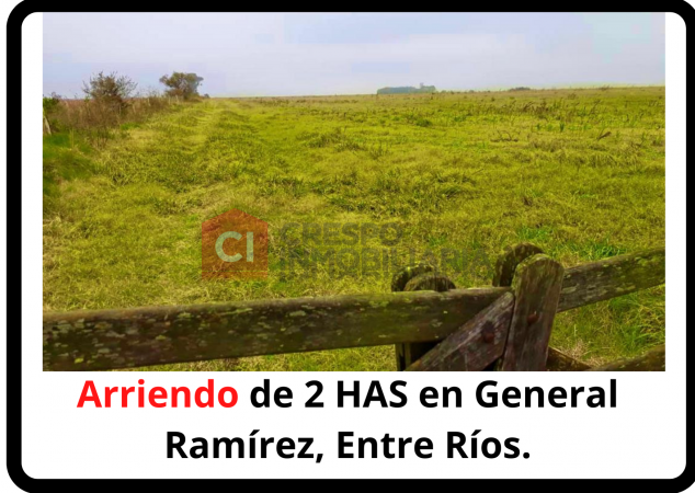 Arriendo de campo en Ramirez