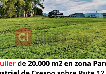 Alquiler en zona Parque Industrial Crespo